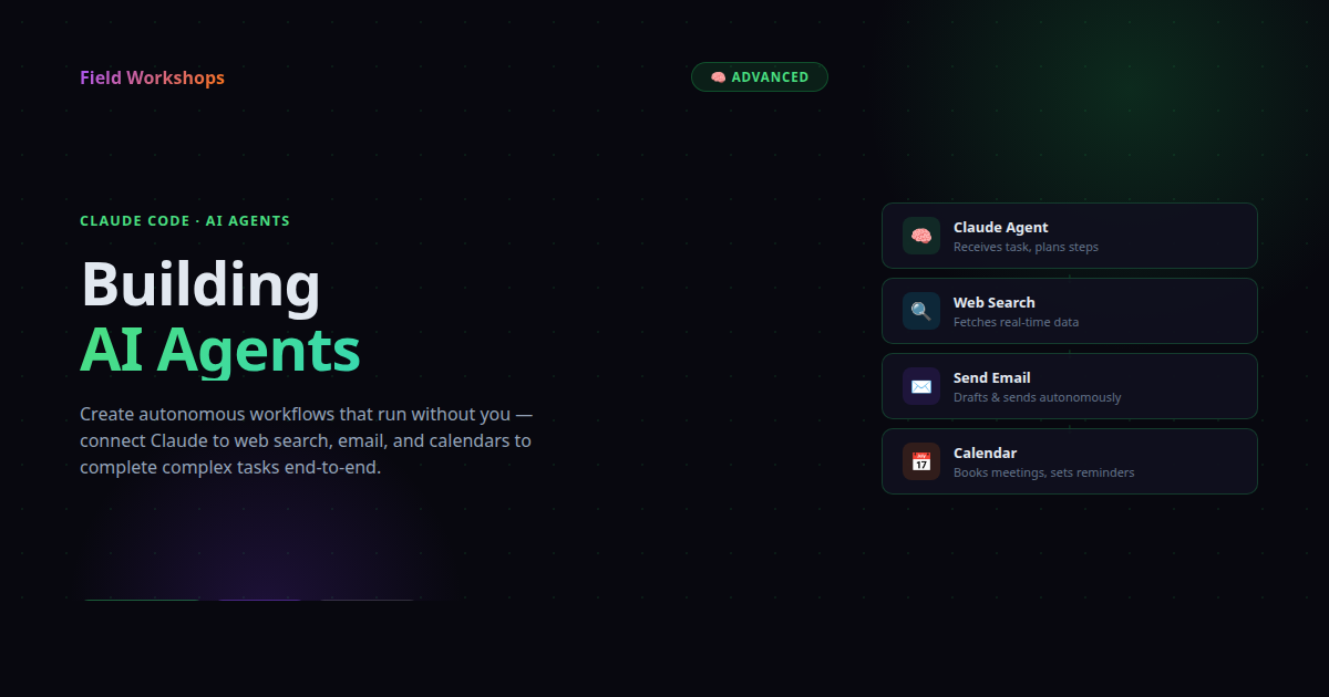 Building AI Agents with Claude Code